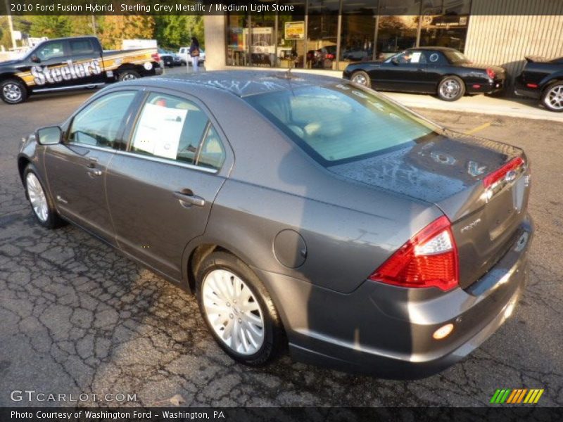 Sterling Grey Metallic / Medium Light Stone 2010 Ford Fusion Hybrid
