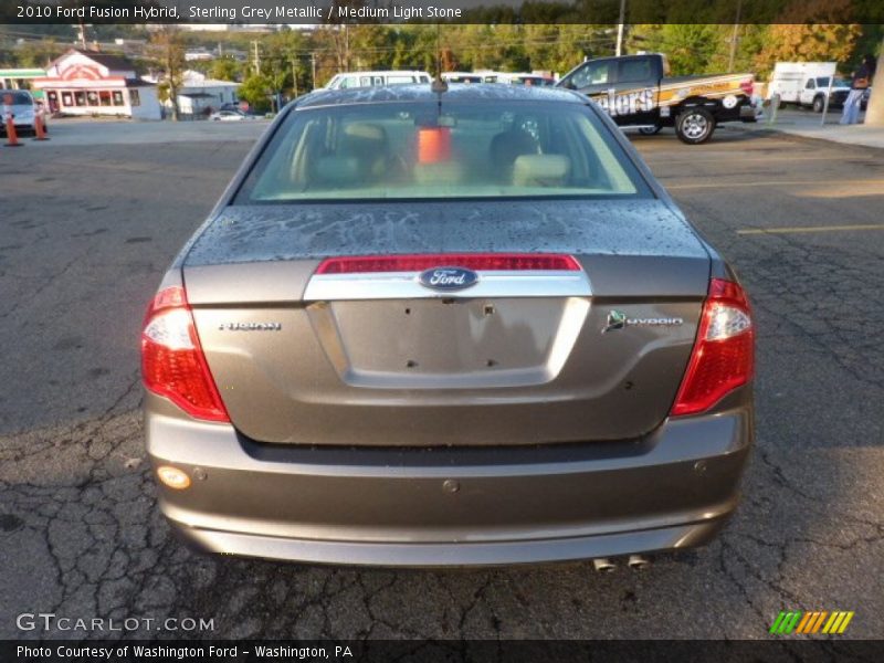 Sterling Grey Metallic / Medium Light Stone 2010 Ford Fusion Hybrid