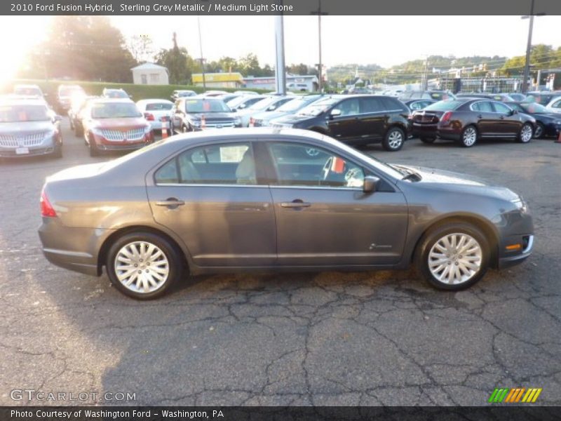 Sterling Grey Metallic / Medium Light Stone 2010 Ford Fusion Hybrid