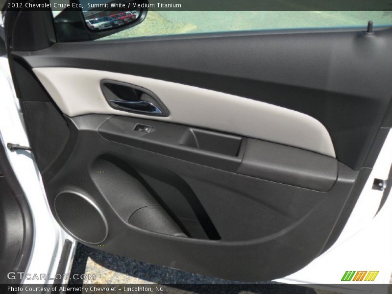 Summit White / Medium Titanium 2012 Chevrolet Cruze Eco