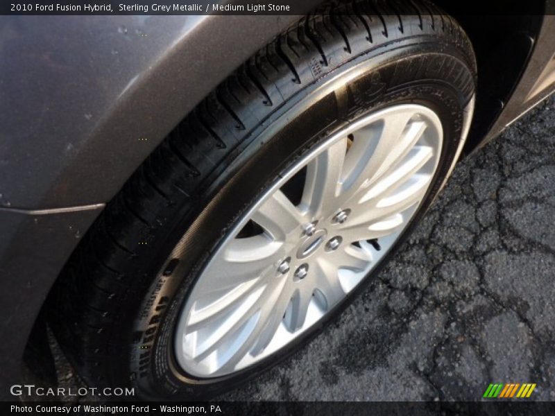 Sterling Grey Metallic / Medium Light Stone 2010 Ford Fusion Hybrid