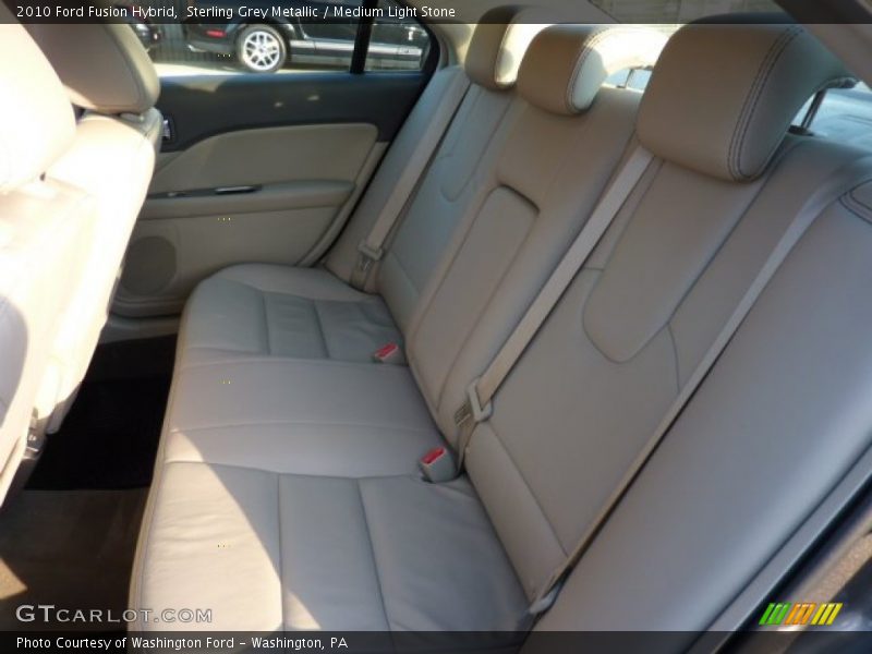 Sterling Grey Metallic / Medium Light Stone 2010 Ford Fusion Hybrid
