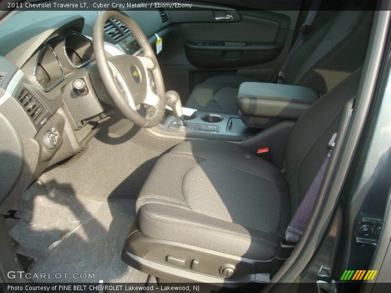 Cyber Gray Metallic / Ebony/Ebony 2011 Chevrolet Traverse LT
