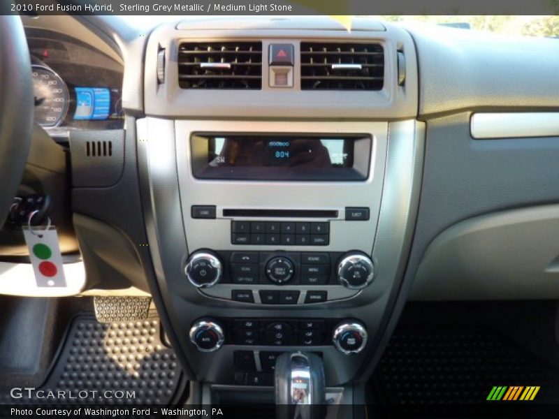 Sterling Grey Metallic / Medium Light Stone 2010 Ford Fusion Hybrid