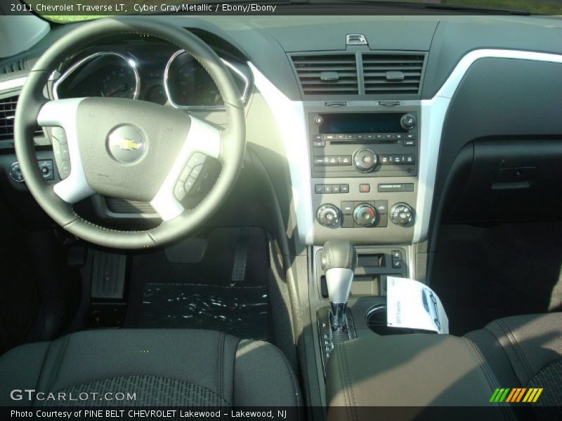 Cyber Gray Metallic / Ebony/Ebony 2011 Chevrolet Traverse LT