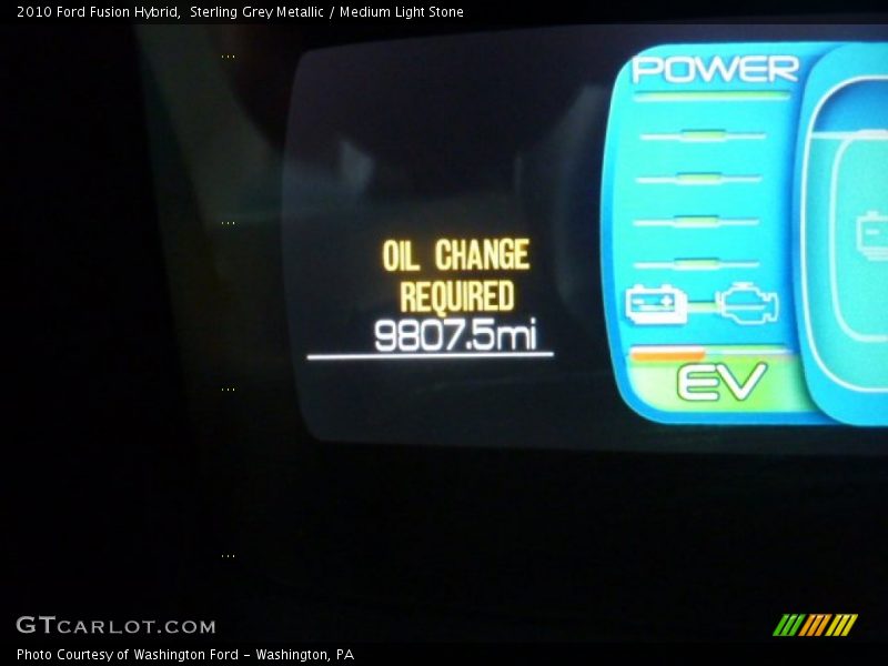 Sterling Grey Metallic / Medium Light Stone 2010 Ford Fusion Hybrid