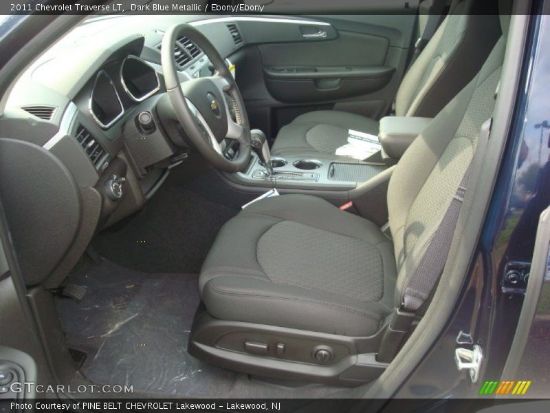Dark Blue Metallic / Ebony/Ebony 2011 Chevrolet Traverse LT
