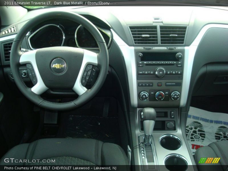 Dark Blue Metallic / Ebony/Ebony 2011 Chevrolet Traverse LT