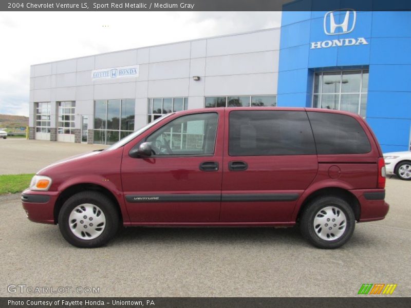 Sport Red Metallic / Medium Gray 2004 Chevrolet Venture LS