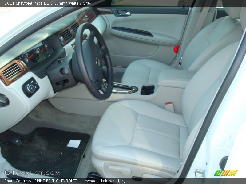 Summit White / Gray 2011 Chevrolet Impala LT