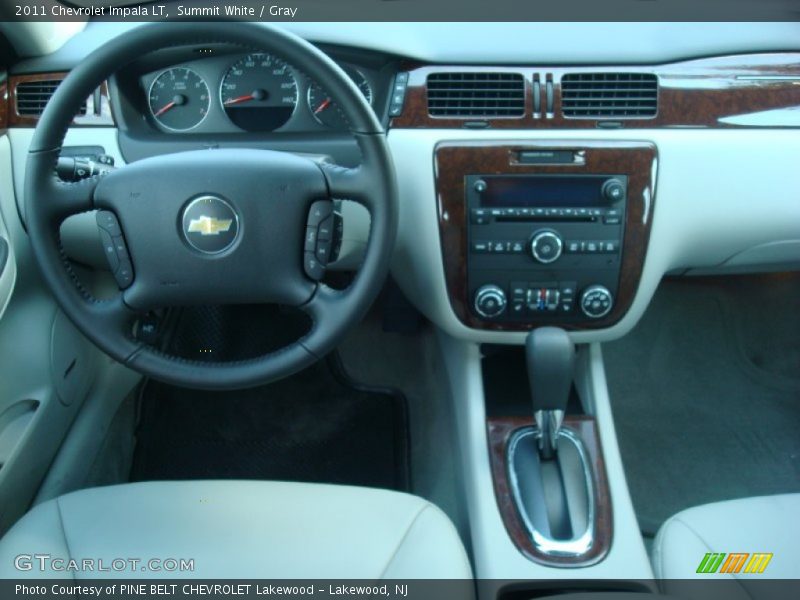 Summit White / Gray 2011 Chevrolet Impala LT