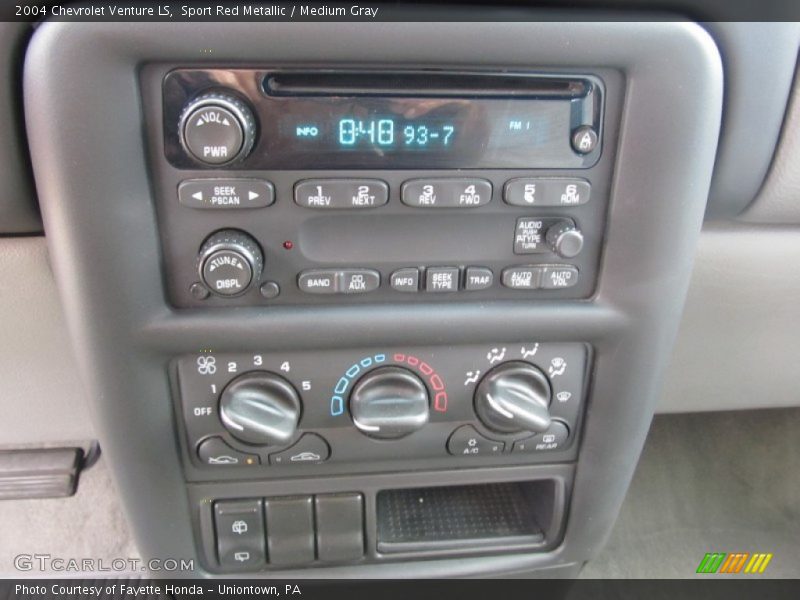 Controls of 2004 Venture LS