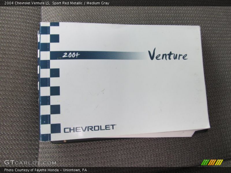 Books/Manuals of 2004 Venture LS