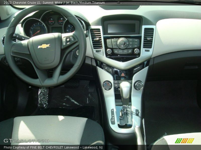 Summit White / Jet Black/Medium Titanium 2012 Chevrolet Cruze LS