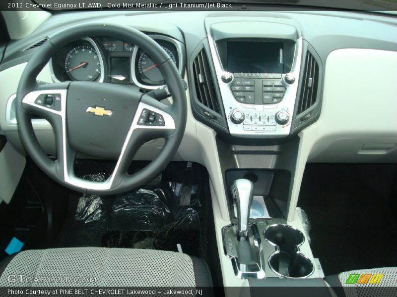 Gold Mist Metallic / Light Titanium/Jet Black 2012 Chevrolet Equinox LT AWD