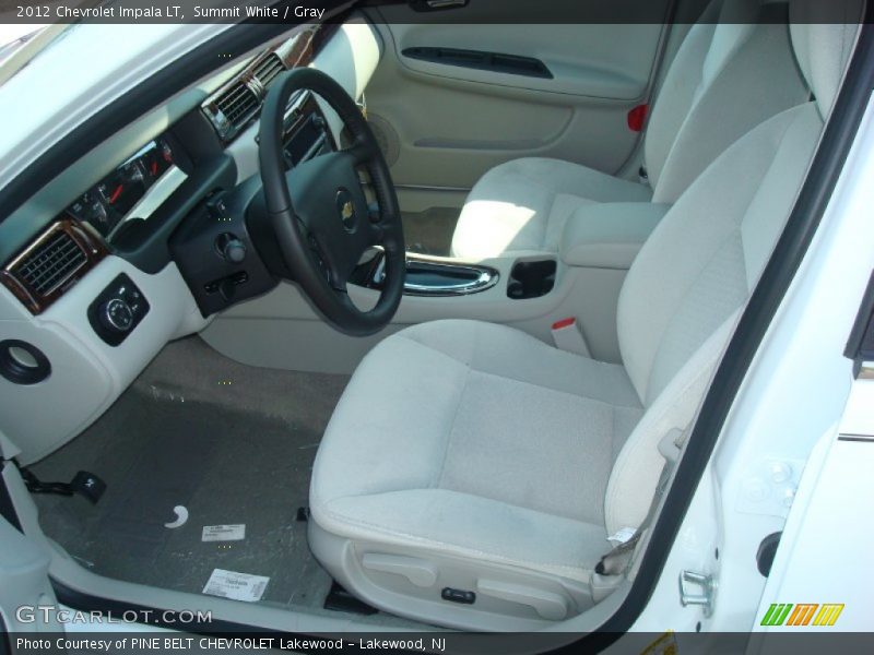 Summit White / Gray 2012 Chevrolet Impala LT