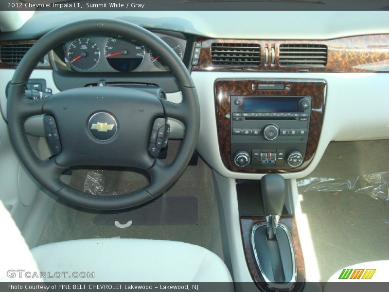 Summit White / Gray 2012 Chevrolet Impala LT