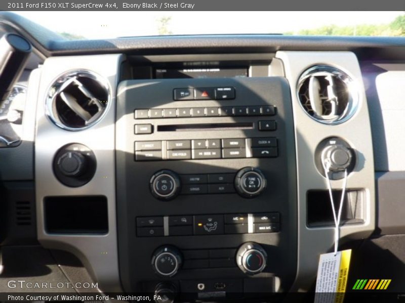 Ebony Black / Steel Gray 2011 Ford F150 XLT SuperCrew 4x4