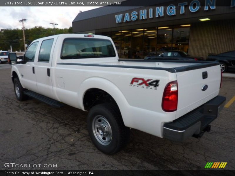 Oxford White / Steel 2012 Ford F350 Super Duty XL Crew Cab 4x4