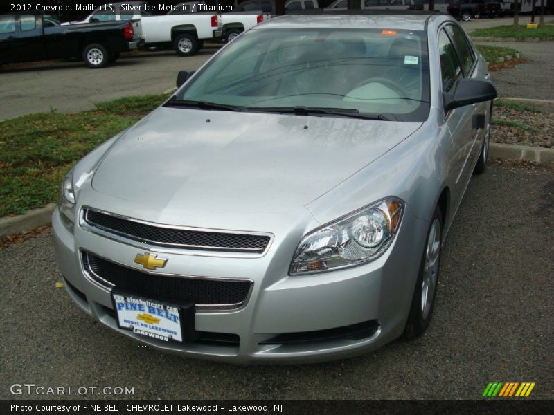 Silver Ice Metallic / Titanium 2012 Chevrolet Malibu LS
