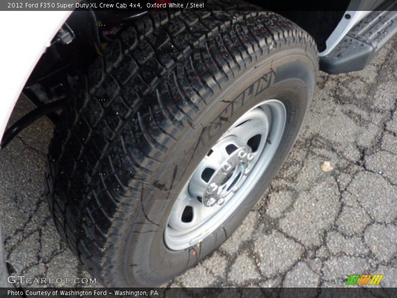 Oxford White / Steel 2012 Ford F350 Super Duty XL Crew Cab 4x4