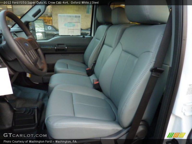 Oxford White / Steel 2012 Ford F350 Super Duty XL Crew Cab 4x4