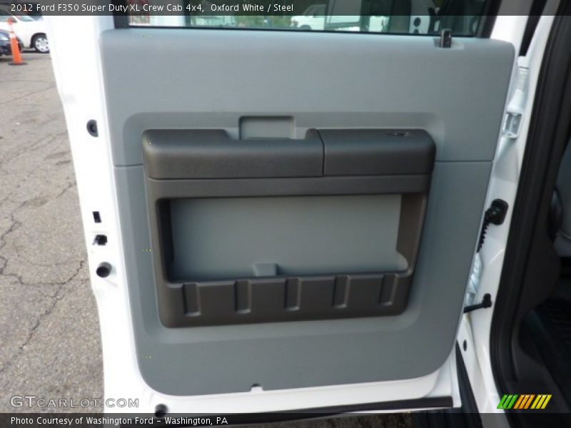 Oxford White / Steel 2012 Ford F350 Super Duty XL Crew Cab 4x4