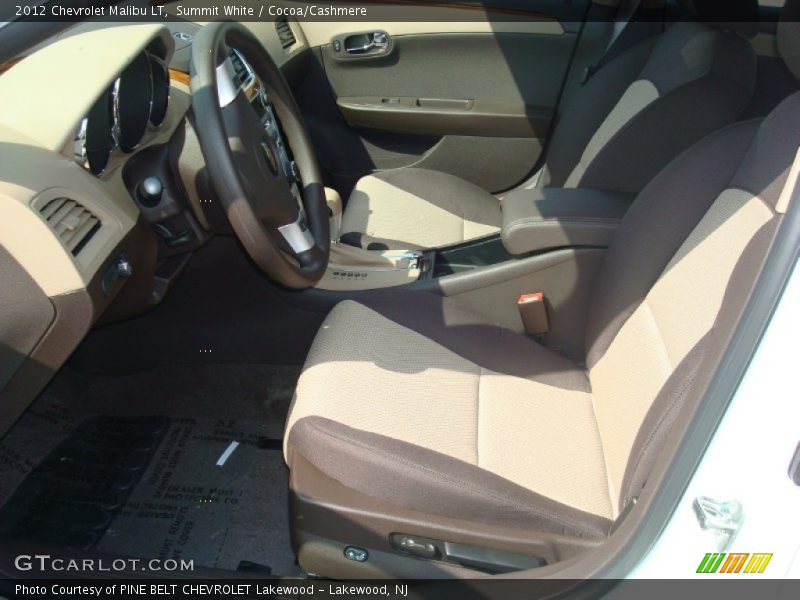 Summit White / Cocoa/Cashmere 2012 Chevrolet Malibu LT