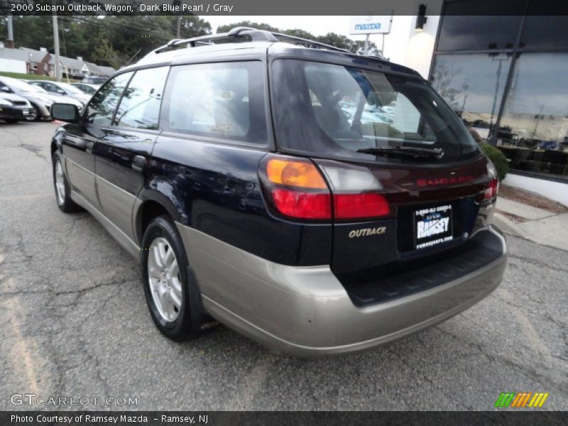 Dark Blue Pearl / Gray 2000 Subaru Outback Wagon