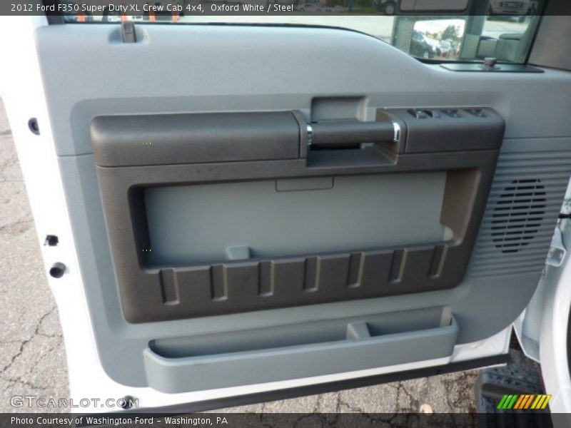 Oxford White / Steel 2012 Ford F350 Super Duty XL Crew Cab 4x4