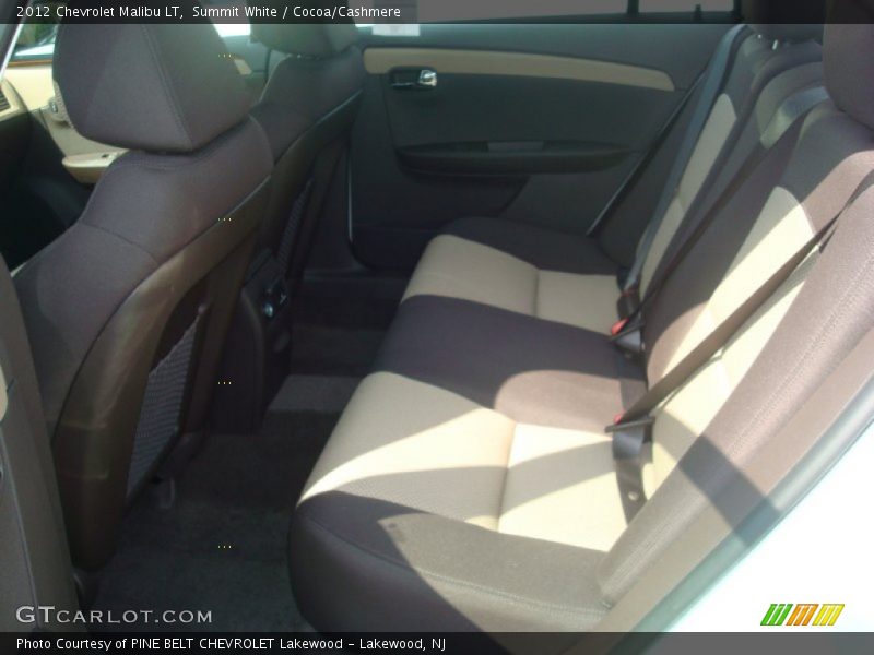 Summit White / Cocoa/Cashmere 2012 Chevrolet Malibu LT