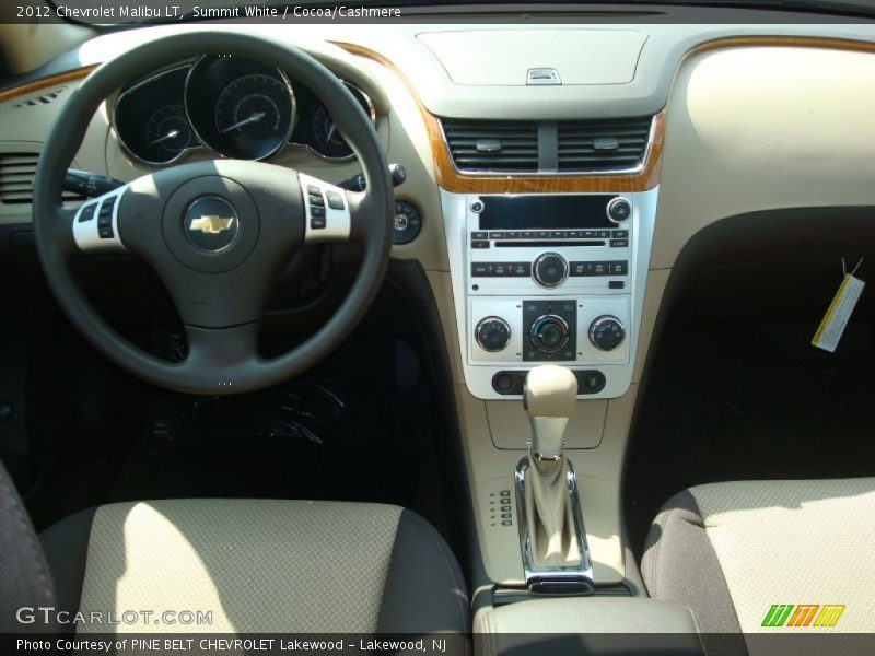 Summit White / Cocoa/Cashmere 2012 Chevrolet Malibu LT