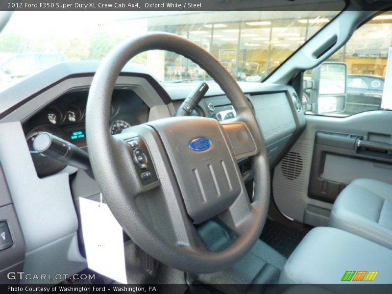  2012 F350 Super Duty XL Crew Cab 4x4 Steering Wheel