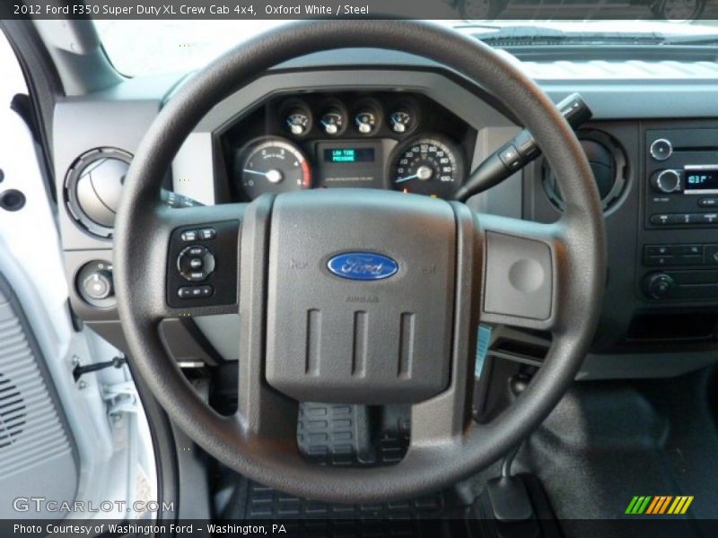  2012 F350 Super Duty XL Crew Cab 4x4 Steering Wheel