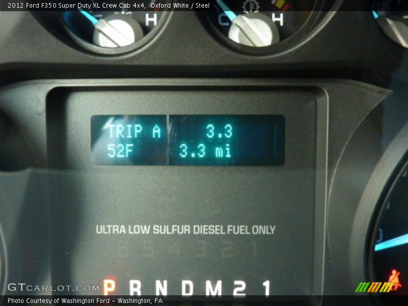 Oxford White / Steel 2012 Ford F350 Super Duty XL Crew Cab 4x4