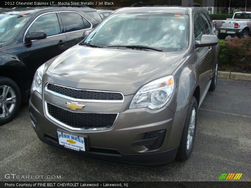 Mocha Steel Metallic / Jet Black 2012 Chevrolet Equinox LT