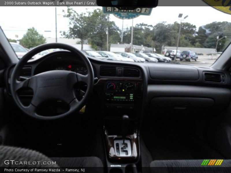 Dark Blue Pearl / Gray 2000 Subaru Outback Wagon
