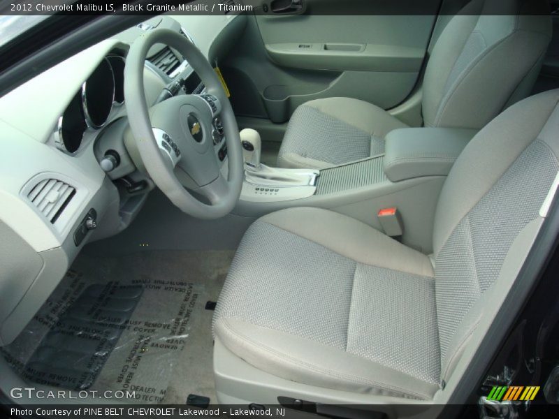Black Granite Metallic / Titanium 2012 Chevrolet Malibu LS