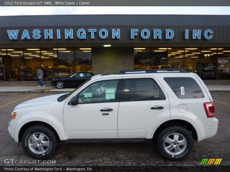 White Suede / Camel 2012 Ford Escape XLT 4WD