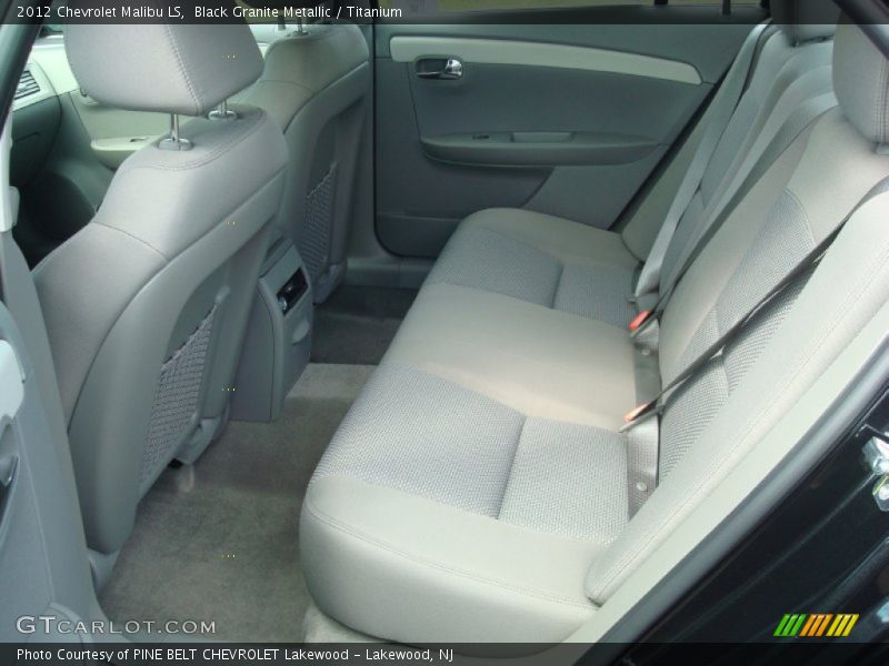 Black Granite Metallic / Titanium 2012 Chevrolet Malibu LS