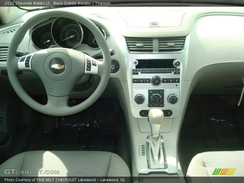 Black Granite Metallic / Titanium 2012 Chevrolet Malibu LS