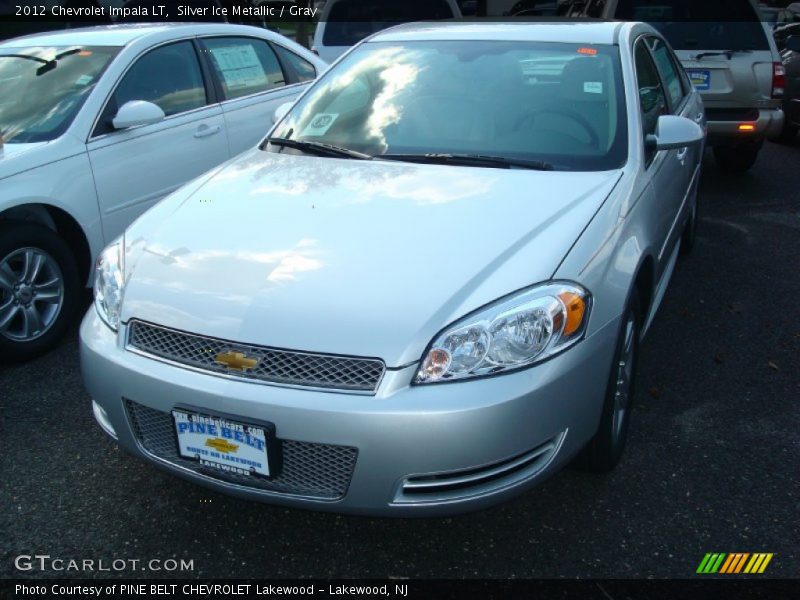 Silver Ice Metallic / Gray 2012 Chevrolet Impala LT