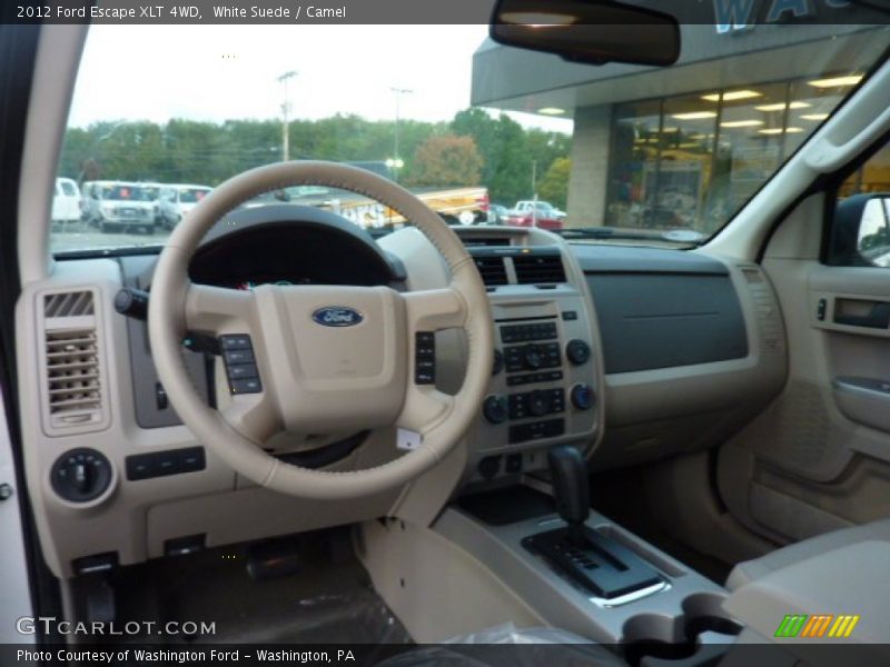 White Suede / Camel 2012 Ford Escape XLT 4WD
