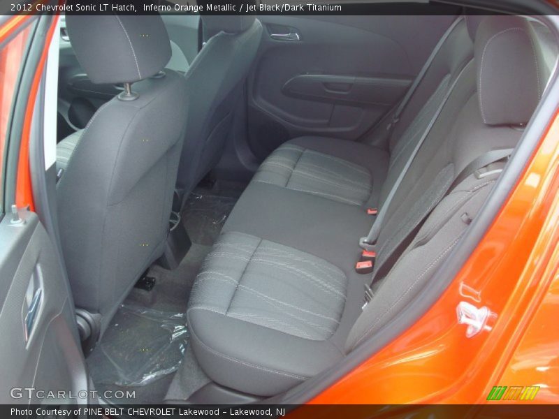  2012 Sonic LT Hatch Jet Black/Dark Titanium Interior