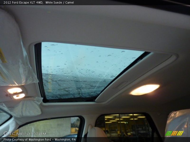 White Suede / Camel 2012 Ford Escape XLT 4WD