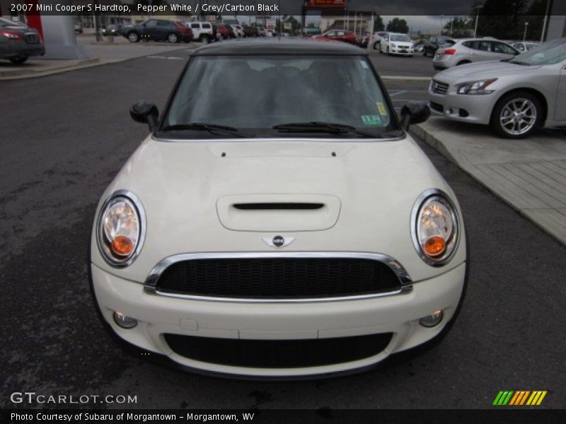 Pepper White / Grey/Carbon Black 2007 Mini Cooper S Hardtop