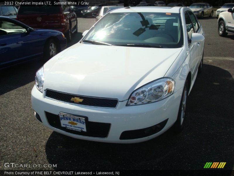 Summit White / Gray 2012 Chevrolet Impala LTZ