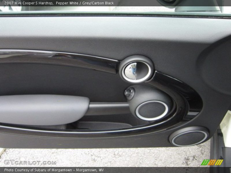 Pepper White / Grey/Carbon Black 2007 Mini Cooper S Hardtop