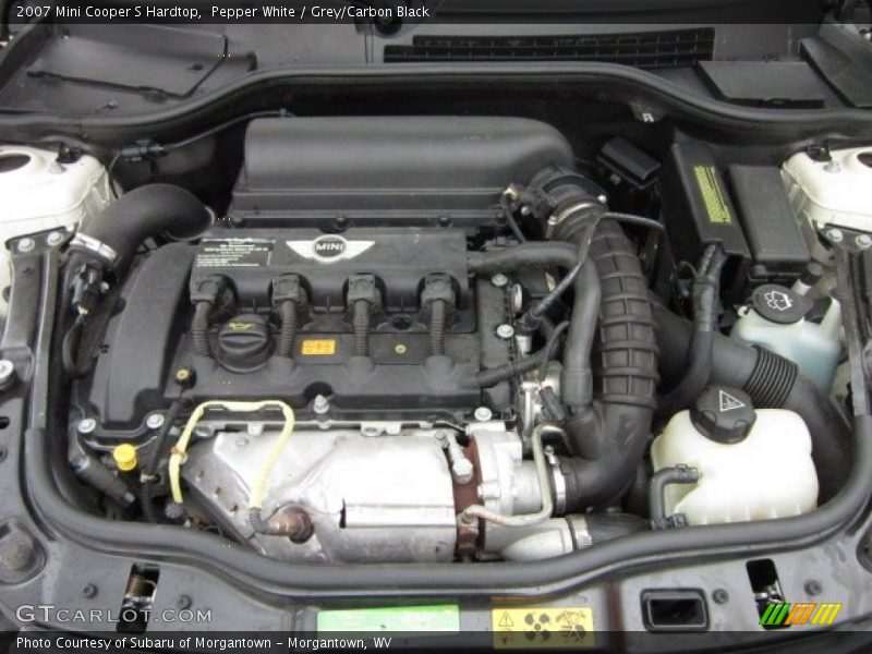Pepper White / Grey/Carbon Black 2007 Mini Cooper S Hardtop
