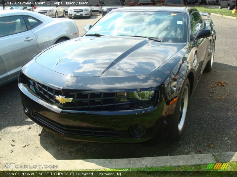 Black / Black 2012 Chevrolet Camaro LS Coupe